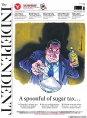 The Independent (UK) Newspaper Front Page for 17 March 2016