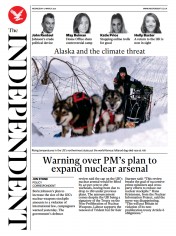 The Independent (UK) Newspaper Front Page for 17 March 2021
