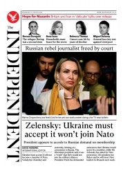 The Independent (UK) Newspaper Front Page for 17 March 2022