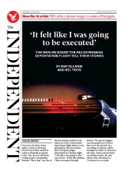 The Independent (UK) Newspaper Front Page for 17 June 2022