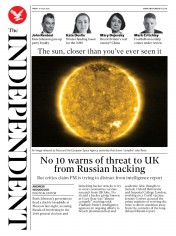 The Independent (UK) Newspaper Front Page for 17 July 2020