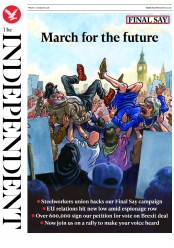 The Independent (UK) Newspaper Front Page for 17 August 2018