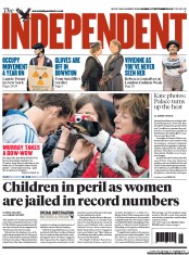 The Independent (UK) Newspaper Front Page for 17 September 2012