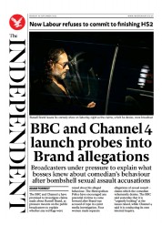 The Independent front page for 18 September 2023