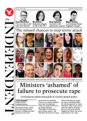 The Independent (UK) Newspaper Front Page for 19 June 2021
