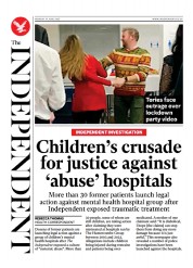 The Independent (UK) Newspaper Front Page for 19 June 2023