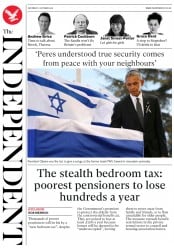 The Independent (UK) Newspaper Front Page for 1 October 2016