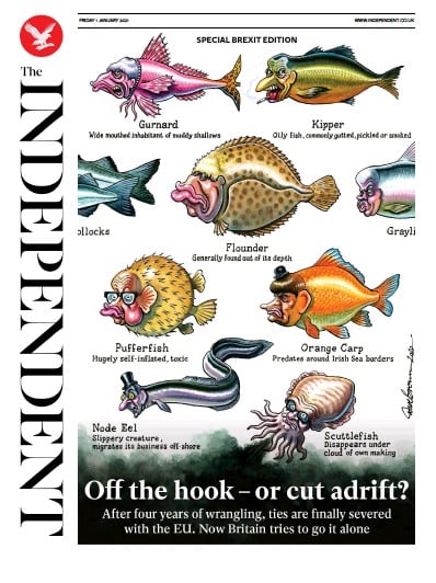 The Independent Newspaper Front Page (UK) for 1 January 2021