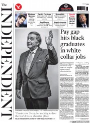 The Independent (UK) Newspaper Front Page for 1 February 2016