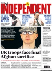 The Independent (UK) Newspaper Front Page for 1 March 2013