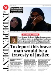 The Independent (UK) Newspaper Front Page for 1 May 2023