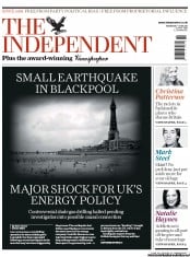 The Independent (UK) Newspaper Front Page for 1 June 2011