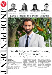 The Independent (UK) Newspaper Front Page for 1 June 2019