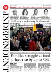 The Independent (UK) Newspaper Front Page for 1 June 2022