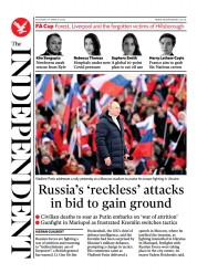 The Independent (UK) Newspaper Front Page for 20 March 2022