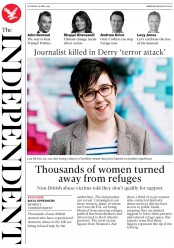 The Independent (UK) Newspaper Front Page for 20 April 2019