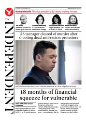 The Independent (UK) Newspaper Front Page for 21 November 2021