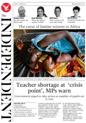 The Independent (UK) Newspaper Front Page for 21 February 2017