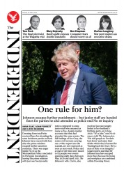 The Independent (UK) Newspaper Front Page for 21 May 2022