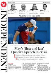 The Independent (UK) Newspaper Front Page for 21 June 2017