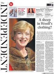 The Independent (UK) Newspaper Front Page for 22 October 2014