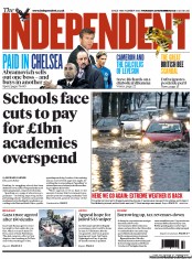 The Independent Newspaper Front Page (UK) for 22 November 2012