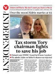 The Independent front page for 22 January 2023