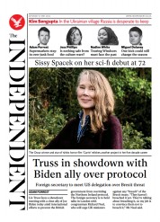 The Independent front page for 22 May 2022