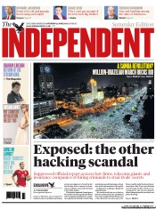 The Independent (UK) Newspaper Front Page for 22 June 2013