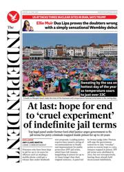 The Independent front page for 22 June 2025