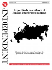 The Independent (UK) Newspaper Front Page for 22 July 2020