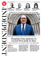 The Independent (UK) Newspaper Front Page for 23 December 2020