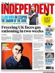 The Independent Newspaper Front Page (UK) for 23 March 2013