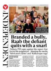 The Independent (UK) Newspaper Front Page for 23 April 2023