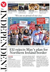 The Independent (UK) Newspaper Front Page for 23 May 2018