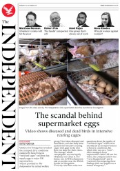 The Independent (UK) Newspaper Front Page for 24 October 2016