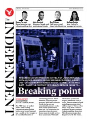 The Independent (UK) Newspaper Front Page for 24 October 2021