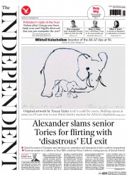 The Independent (UK) Newspaper Front Page for 24 December 2013