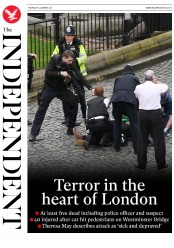 The Independent (UK) Newspaper Front Page for 24 March 2017