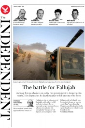 The Independent (UK) Newspaper Front Page for 24 May 2016