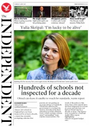 The Independent (UK) Newspaper Front Page for 24 May 2018