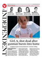 The Independent (UK) Newspaper Front Page for 24 August 2022