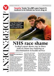 The Independent (UK) Newspaper Front Page for 25 January 2023