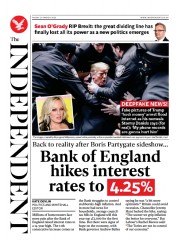 The Independent front page for 25 March 2023
