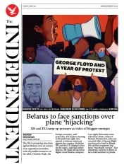 The Independent (UK) Newspaper Front Page for 26 May 2021