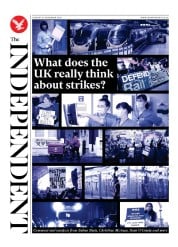 The Independent (UK) Newspaper Front Page for 27 December 2022