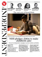 The Independent (UK) Newspaper Front Page for 27 March 2021