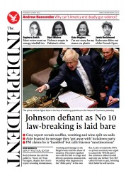 The Independent (UK) Newspaper Front Page for 27 May 2022