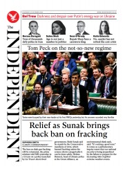 The Independent (UK) Newspaper Front Page for 28 October 2022