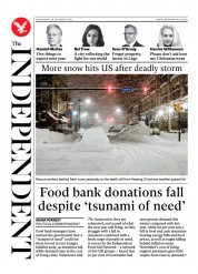 The Independent (UK) Newspaper Front Page for 28 December 2022
